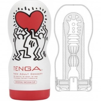 Мастурбатор TENGA KEITH HARING CUP DEEP THROAT