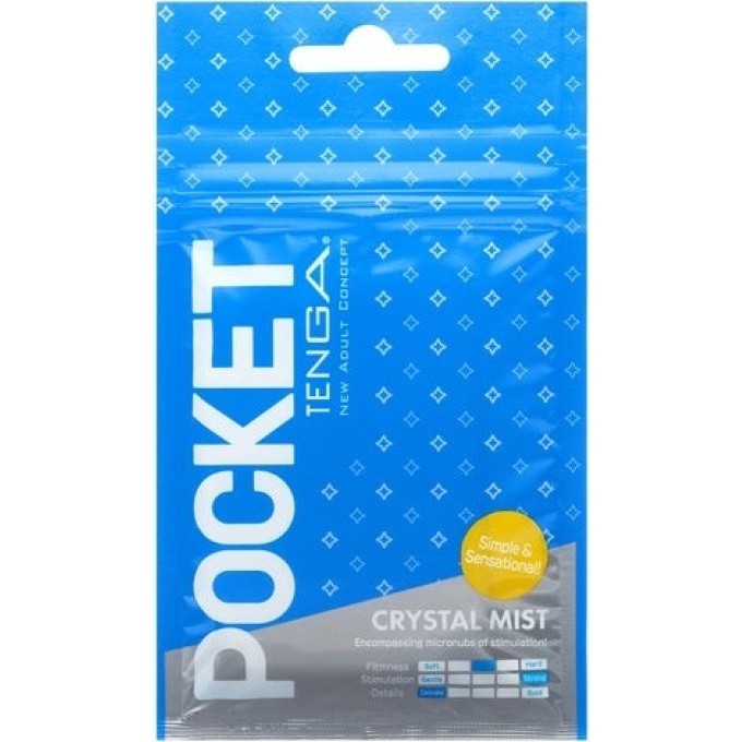 Мастурбатор TENGA POCKET CRYSTAL MIST POT-005 Мастурбатор TENGA POCKET CRYSTAL MIST POT-005