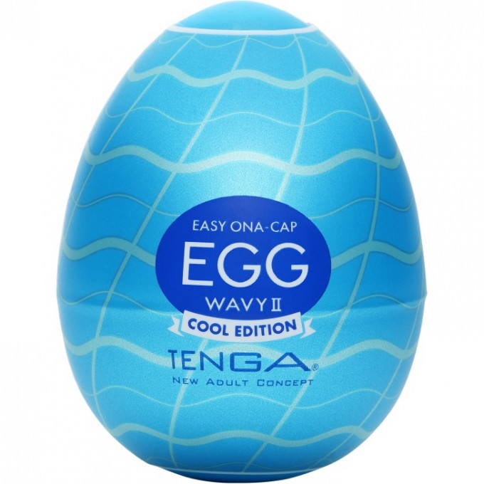 Стимулятор яйцо TENGA EGG WAVY II COOL EGG-013C Стимулятор яйцо TENGA EGG WAVY II COOL EGG-013C